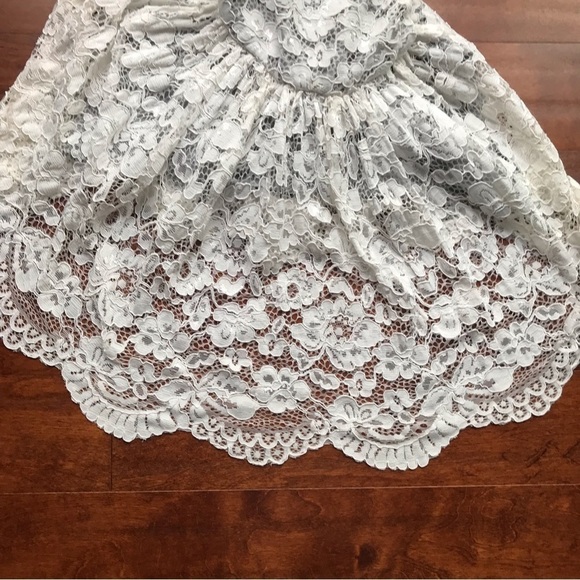 Pink & Violet Lace and Jersey Knit Dress, Size 6X - Picture 6 of 12